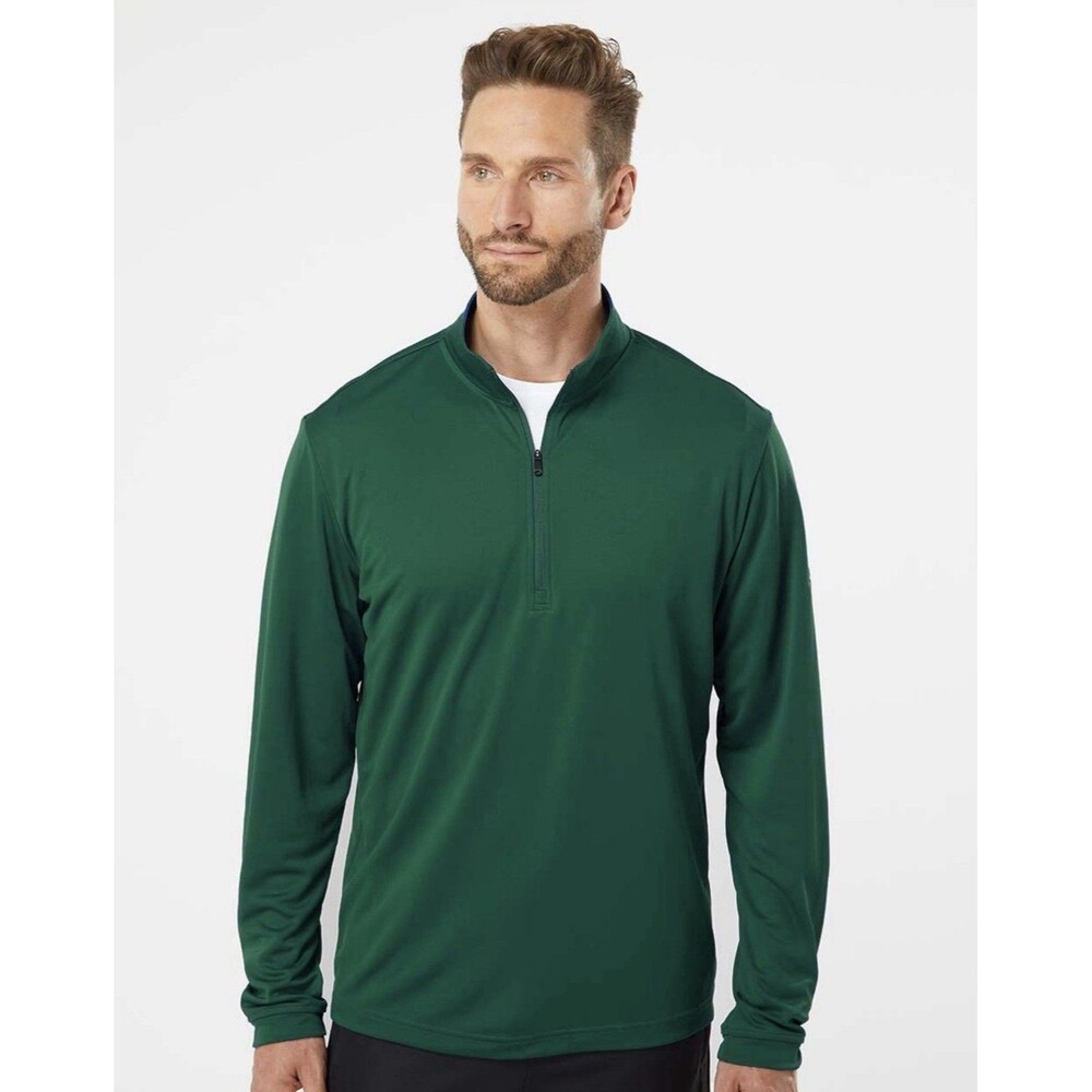 Adidas A401 Lightweight 1/4 Zip Golf Pullover Mens Green Size Medium NWT